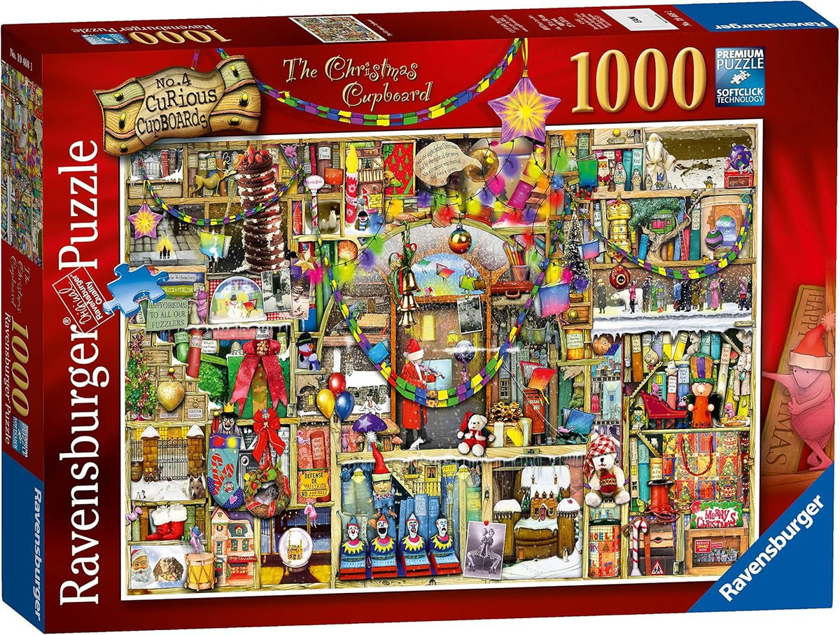 Ravensburger Puzzle 1000 Pieces: Christmas Cupboard 12000303V