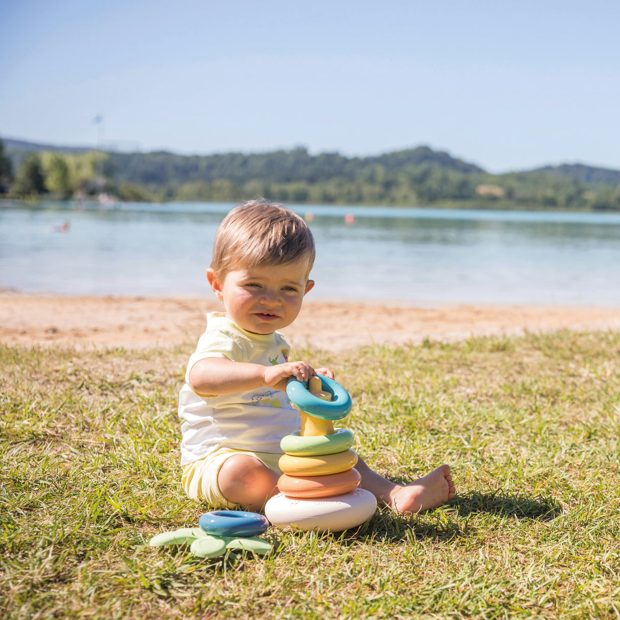 Smoby Green Roly Poly Pyramid 140603S