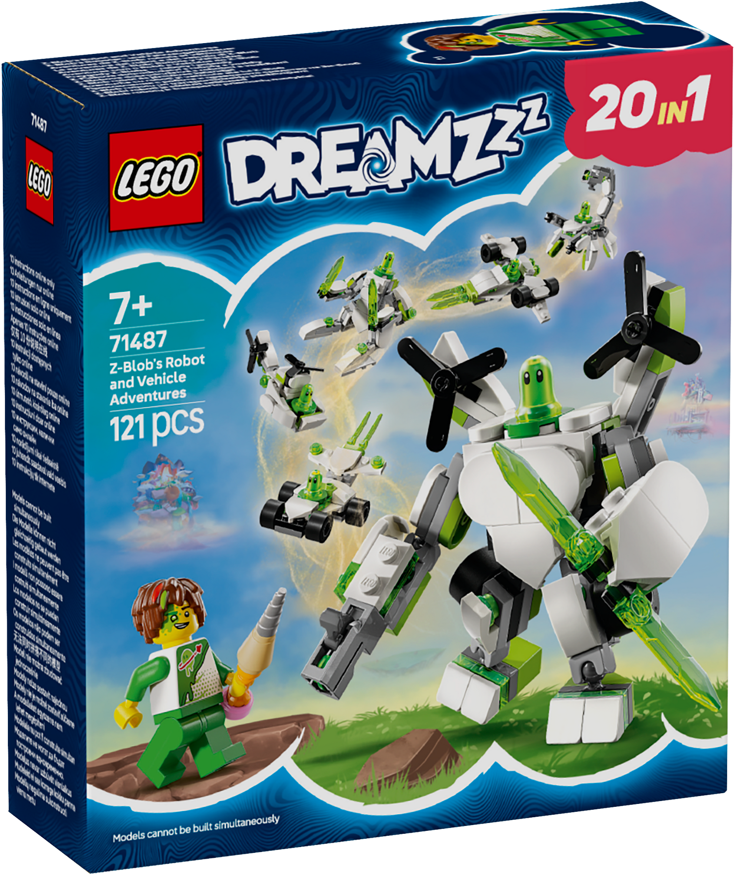 LEGO Dreamzzz Z-Blob's Robot and Vehicle Adventures 71487L