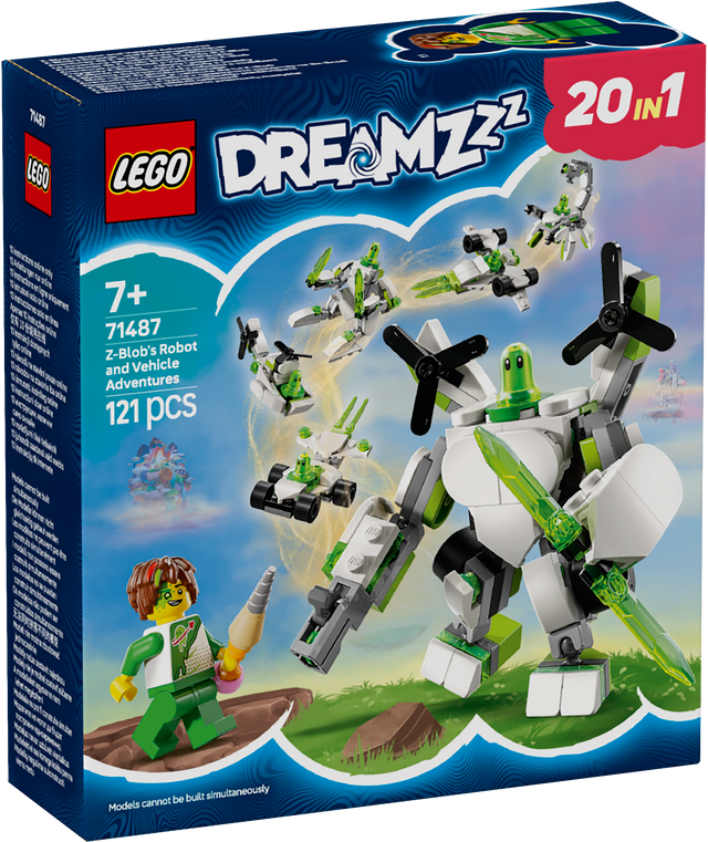 LEGO Dreamzzz Z-Blob's Robot and Vehicle Adventures 71487L