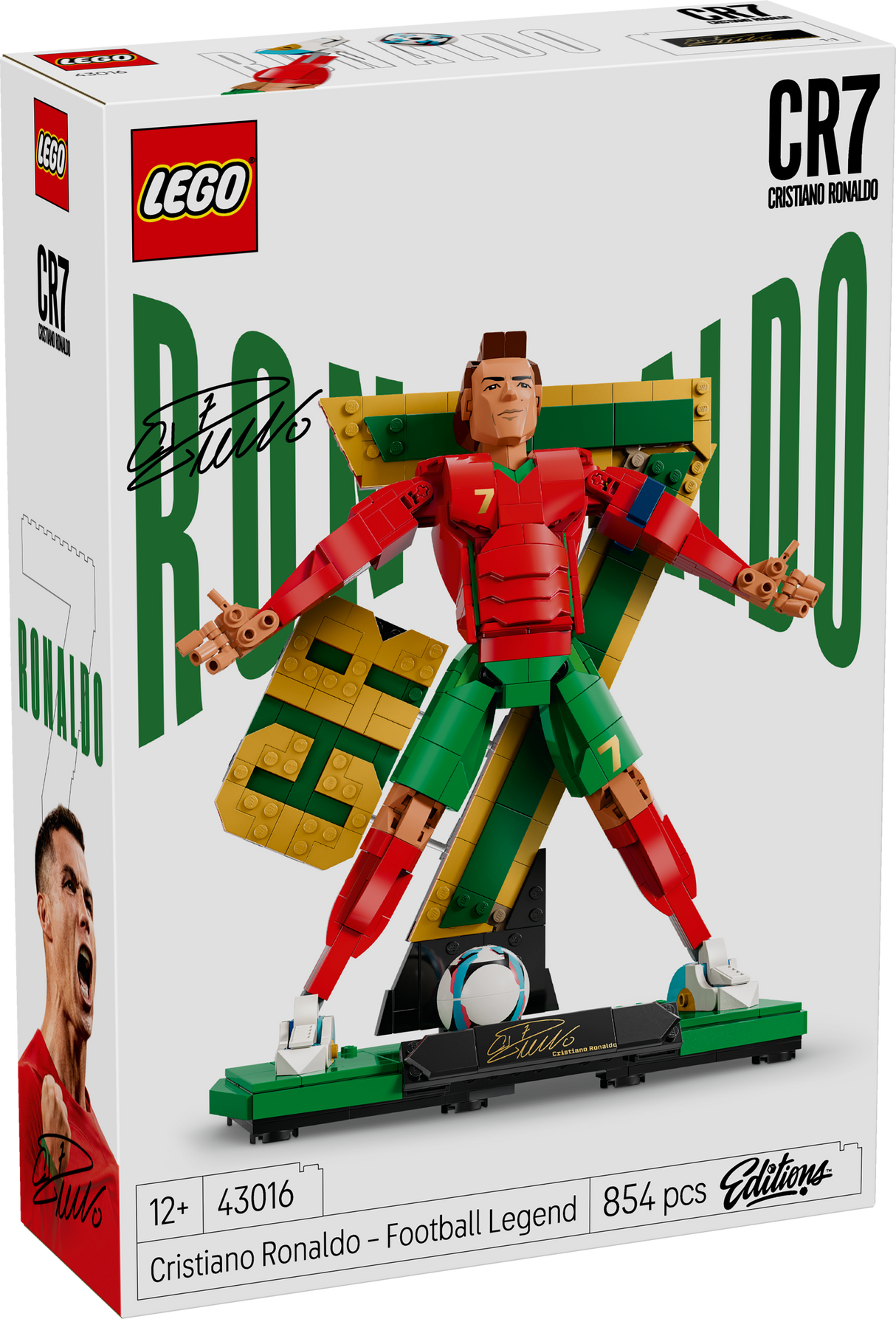 LEGO Editions Cristiano Ronaldo – Soccer Legend 43016L