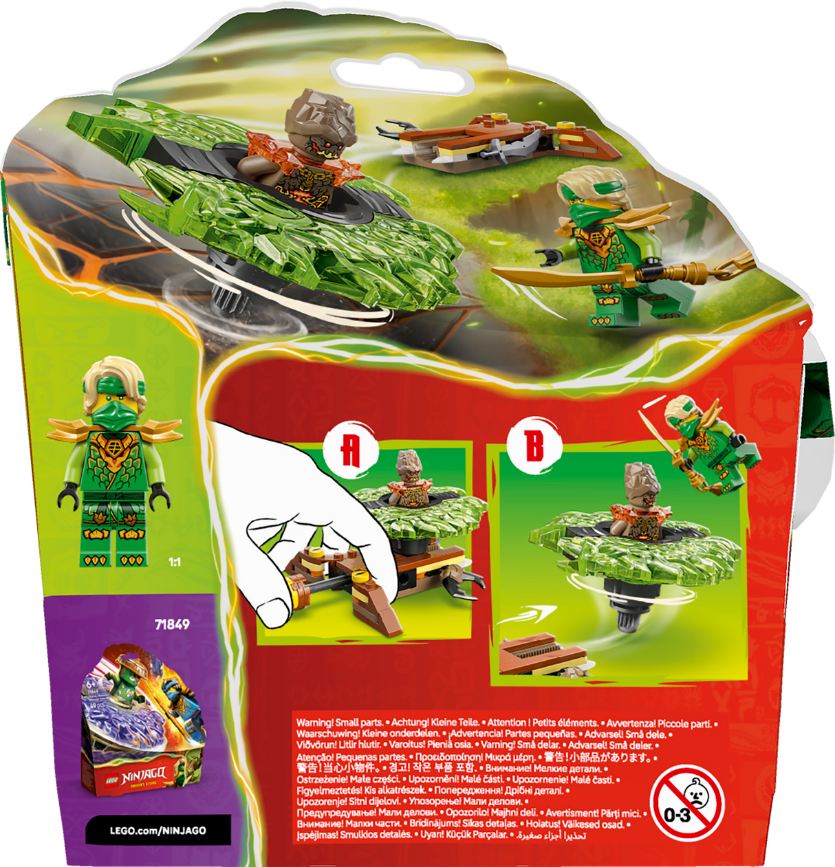 LEGO Ninjago Lloyd vs. Earth Monster Spinner 71850L