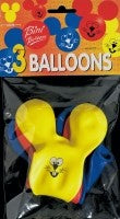 Bini Mouse-Shaped Balloons, 3 Pieces 60032H