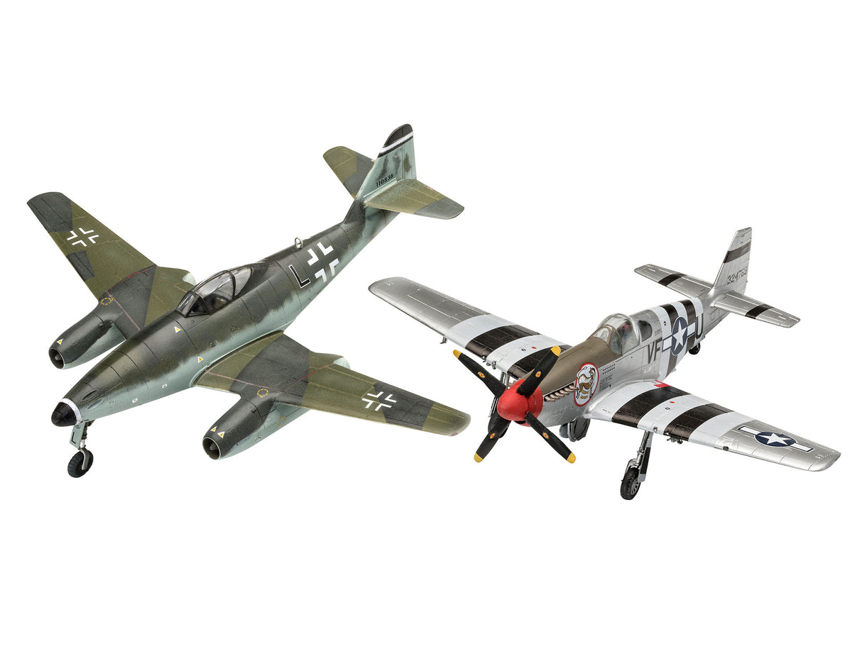 Revell Combat Set Messerschmitt Me262 & P-51B Mustang 1:72 03711R