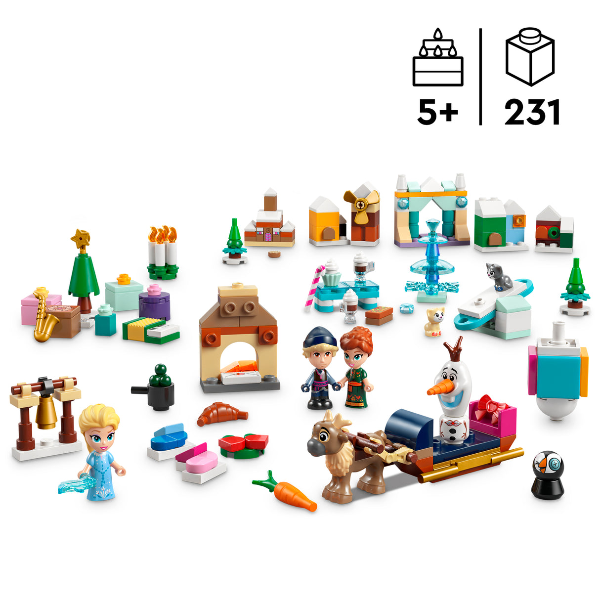 LEGO Disney Frozen Advent Calendar 2025 43273L
