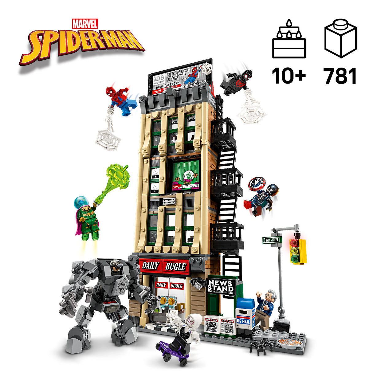 LEGO Super Heroes Spider-Man vs. Mysterio: The Daily Bugle 76342L