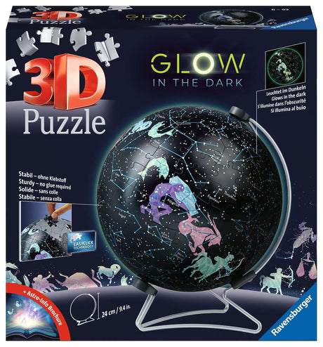 Ravensburger 3D Puzzle Ball Glow in the Dark 180 pc Astrology 115440V