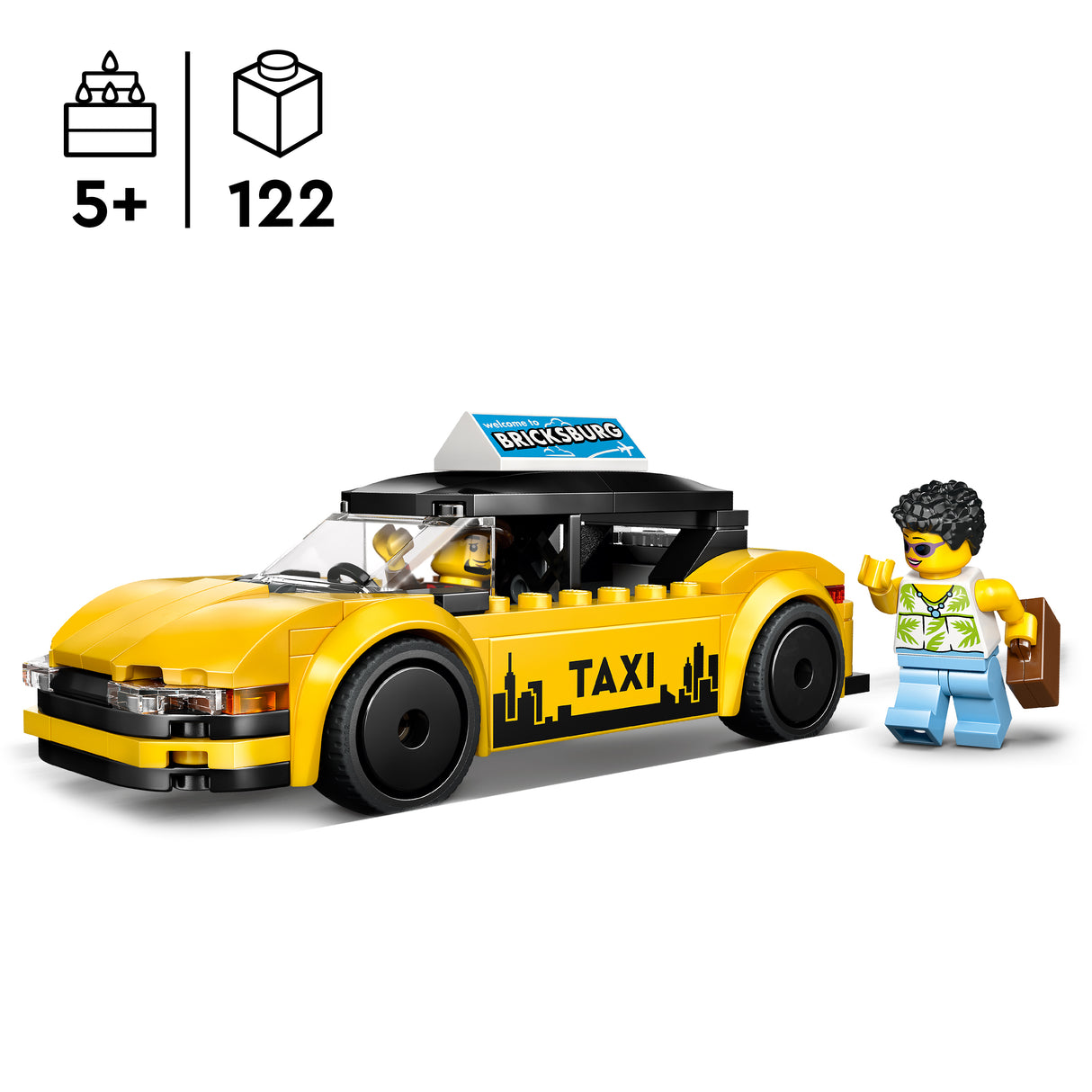 LEGO City Yellow Taxi 60487L