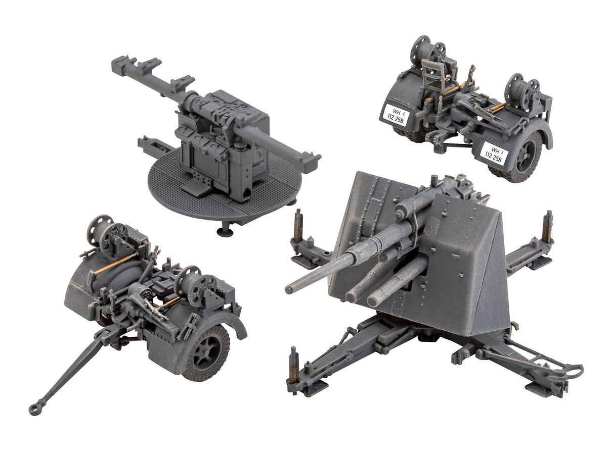 Revell Plastic Model 8,8 cm Flak 37 + Sd.Anh.202 1:72 03325R