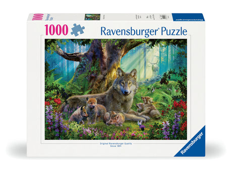Ravensburger Puzzle 1000 pc Wolves in the Forest 12000477V