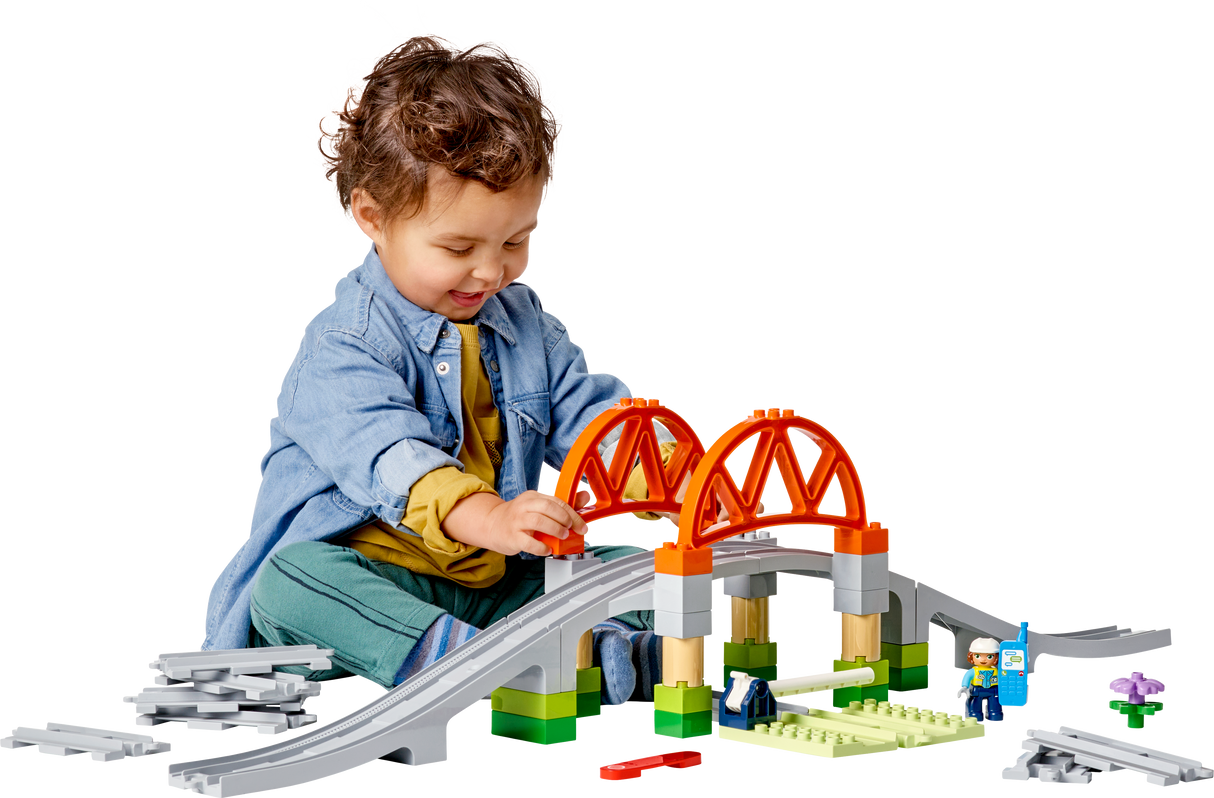 LEGO DUPLO Train Bridge and Tracks Expansion Set 10426L