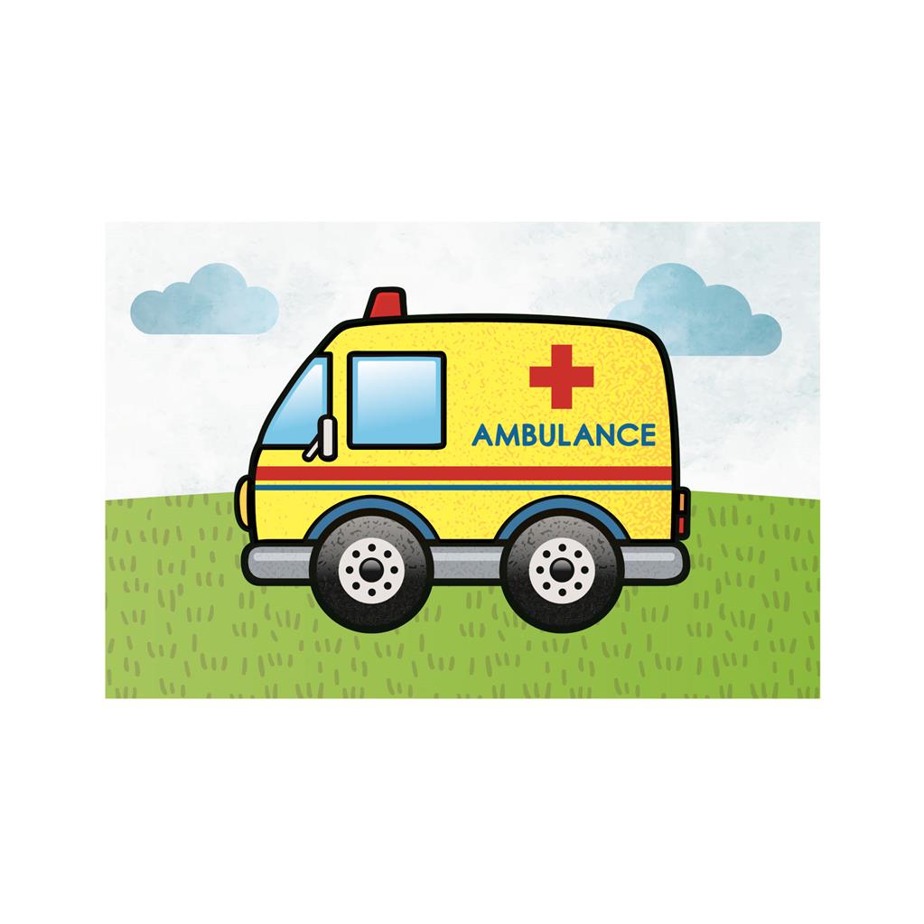 Dino wooden block puzzle 6 pc Machines 38111D