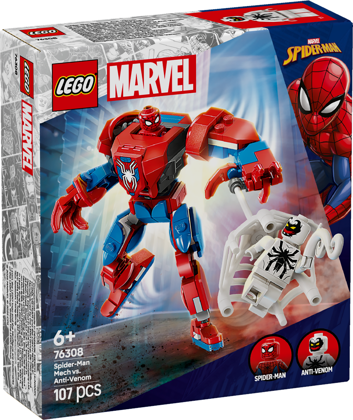 LEGO Super Heroes Spider-Man Mech vs. Anti-Venom 76308L