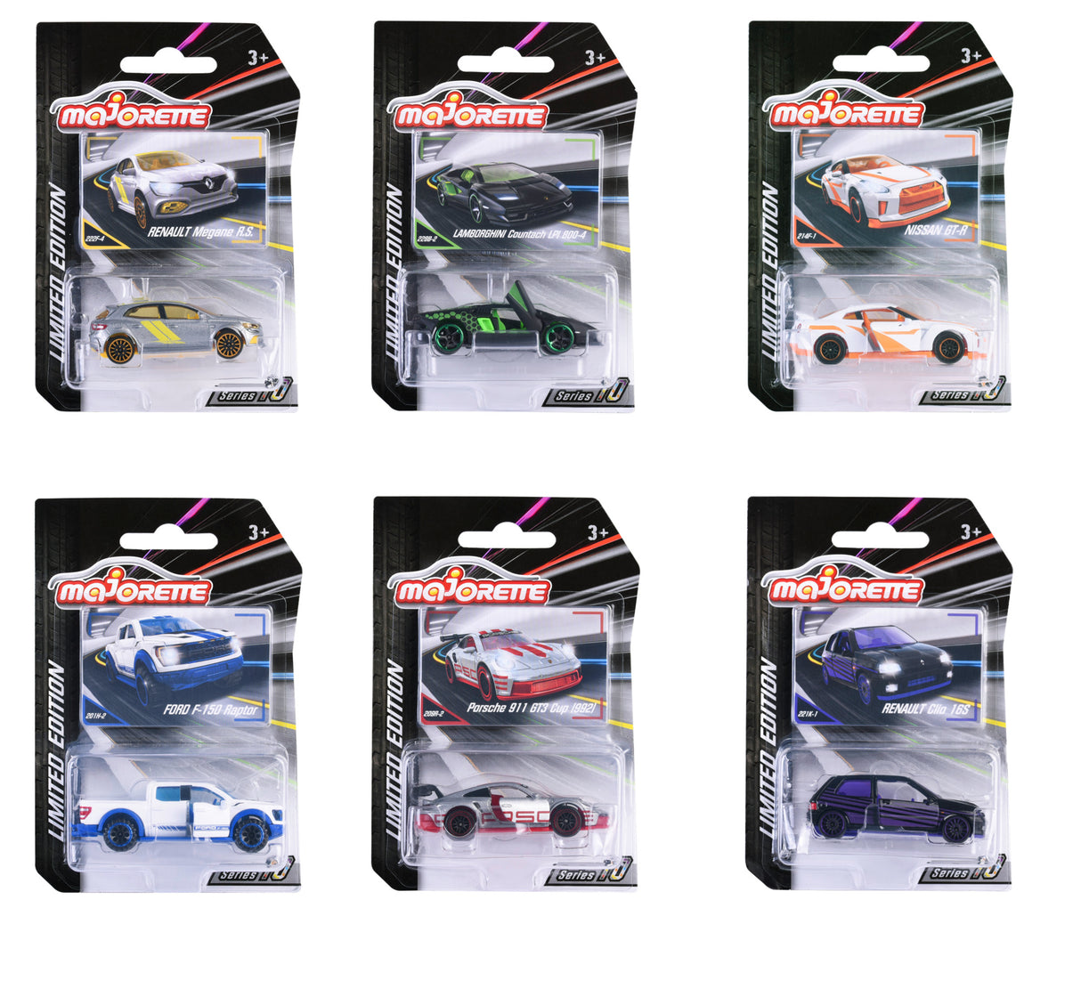 Majorette Model Cars From - 6 different 212054034B