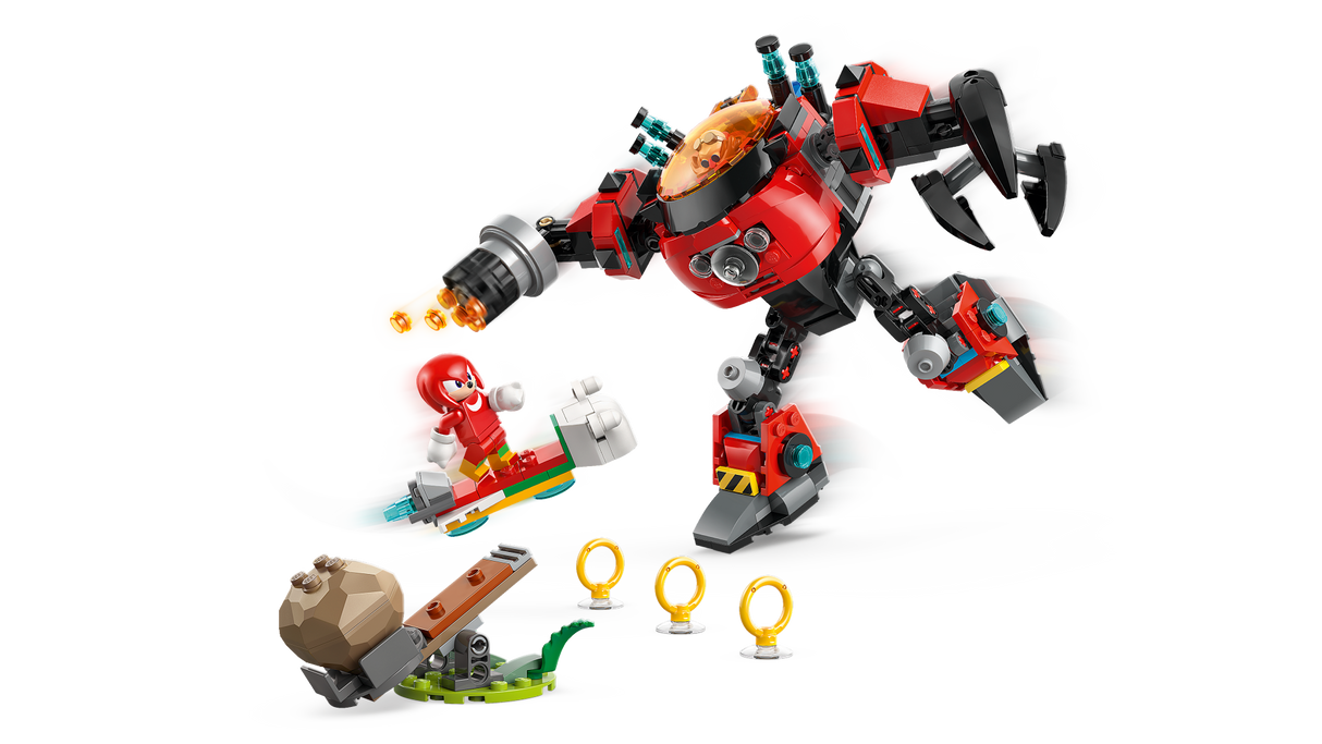 LEGO Sonic Knuckles vs. Dr. Eggman Egg Crusher Mech 77005L