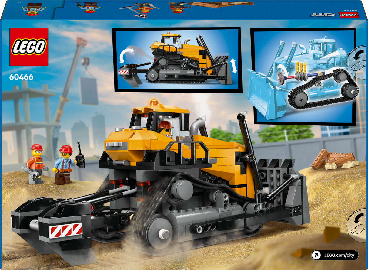 LEGO City Yellow Bulldozer with Front Loader
 60466L