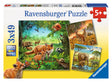 Ravensburger Puzzle 3x49 pc World Animals 093304V