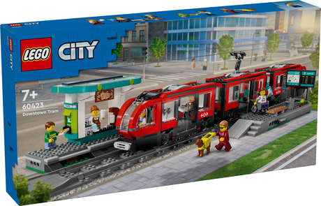 LEGO City Downtown Streetcar and Station 60423L