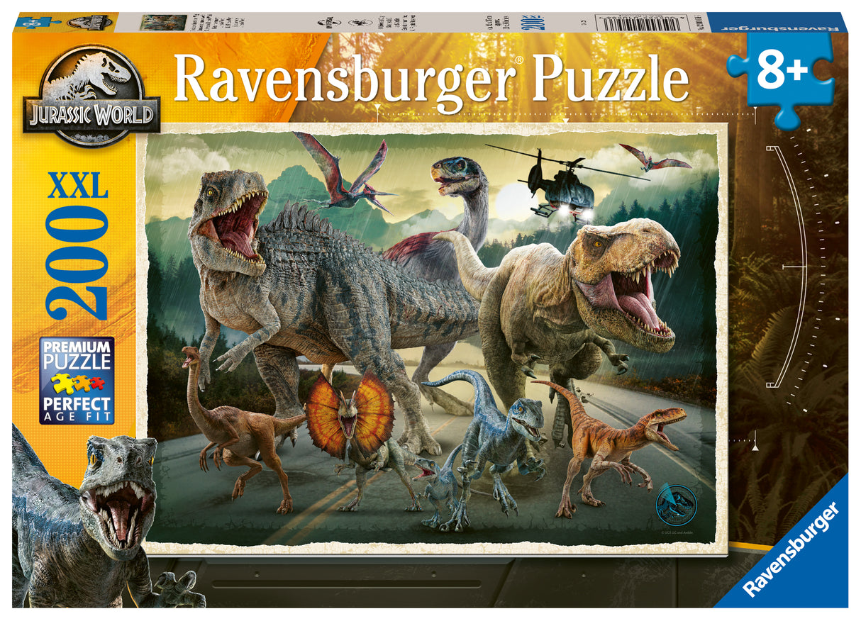 Ravensburger puzzle 200 pc Jurassic World 12001058V