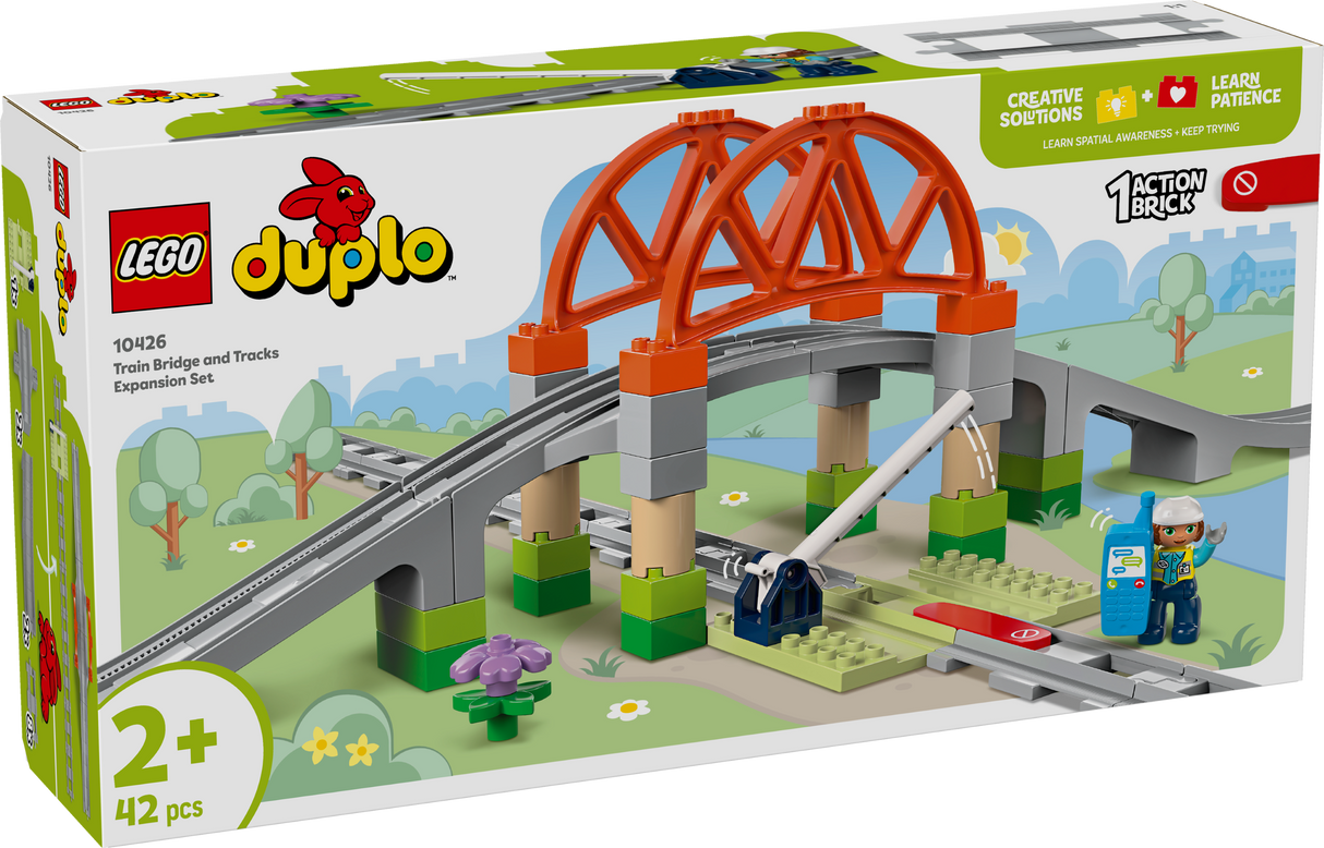 LEGO DUPLO Train Bridge and Tracks Expansion Set 10426L