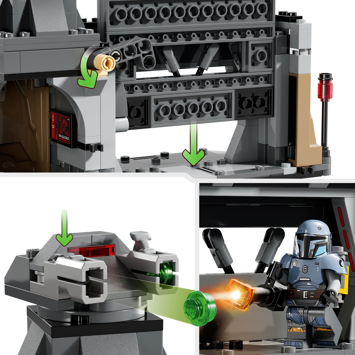 LEGO Star Wars Paz Vizsla and Moff Gideon Battle 75386L