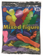 Bini Mixed Figure Balloons, 25 Pieces 82503H