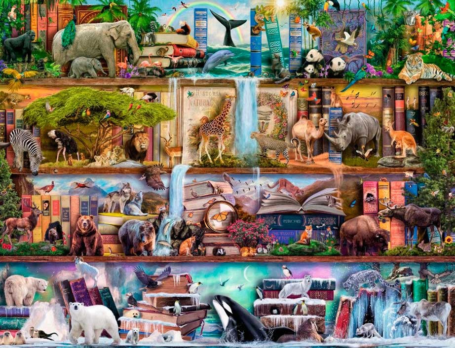 Ravensburger Puzzle 2000 pc Animal Kingdom 166527V