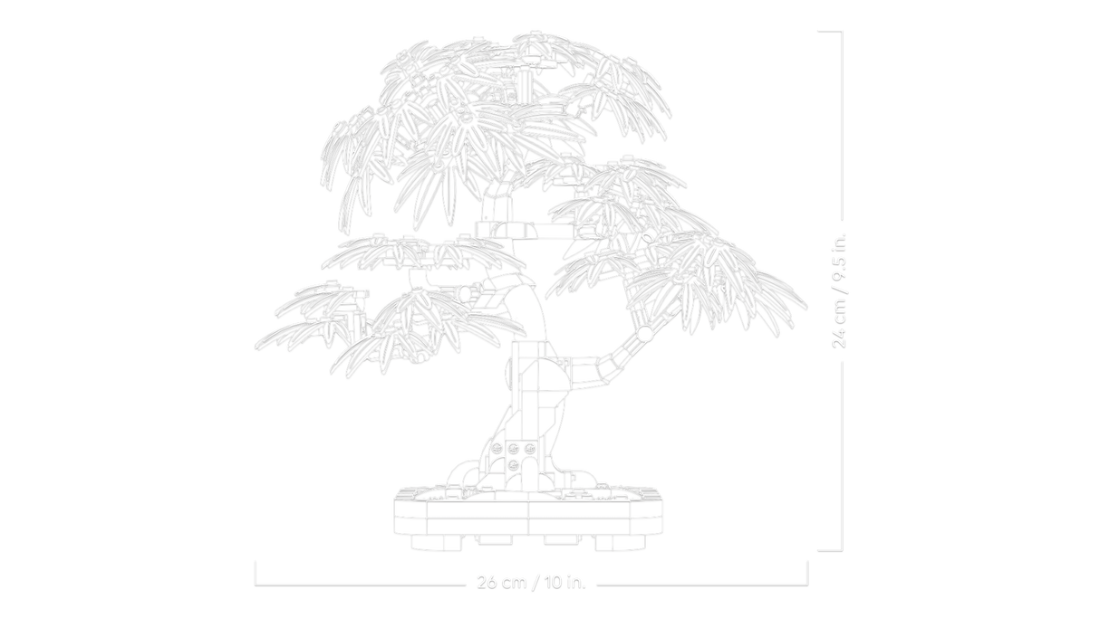 LEGO Botanicals Japanese Red Maple Bonsai Tree
 10348L