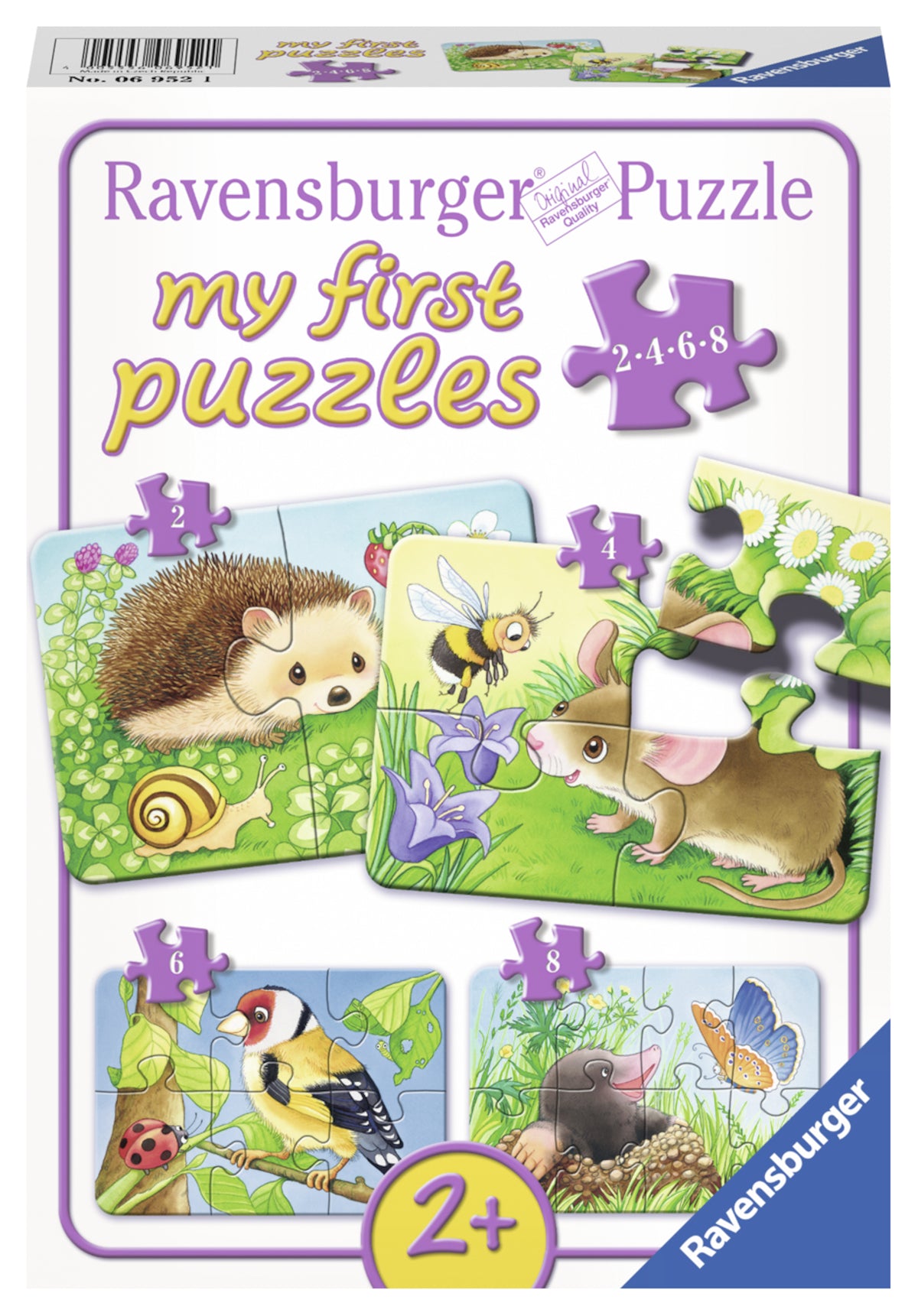 Ravensburger My First Puzzles 2-4-6-8 pc 069521V