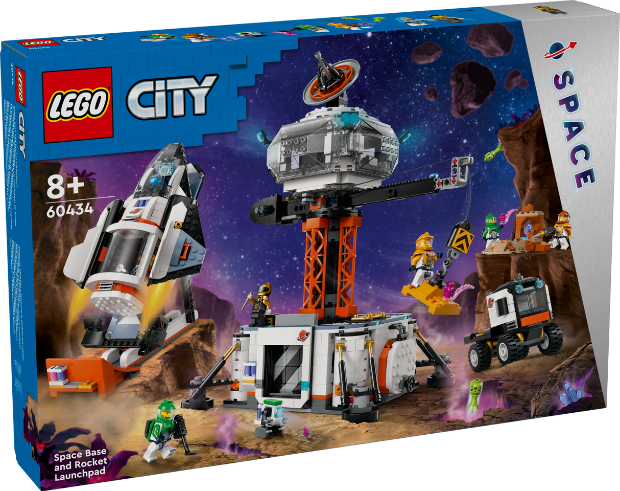 LEGO City Space Base and Rocket Launchpad 60434L