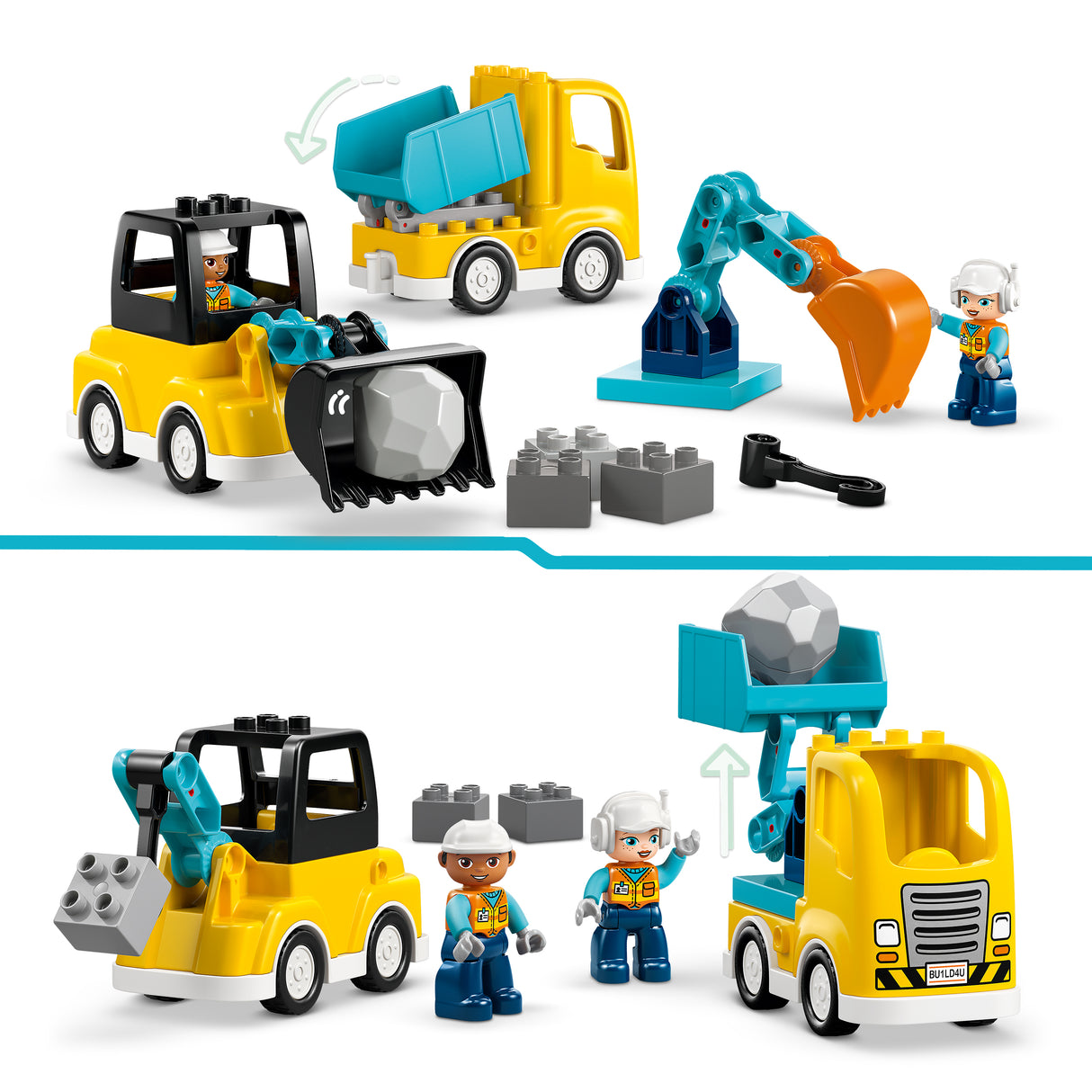 LEGO DUPLO 3 in 1 Construction Vehicles 10475L