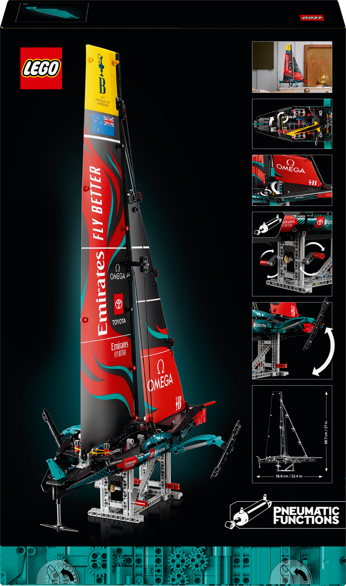 LEGO Technic Emirates Team New Zealand AC75 Yacht 42174L