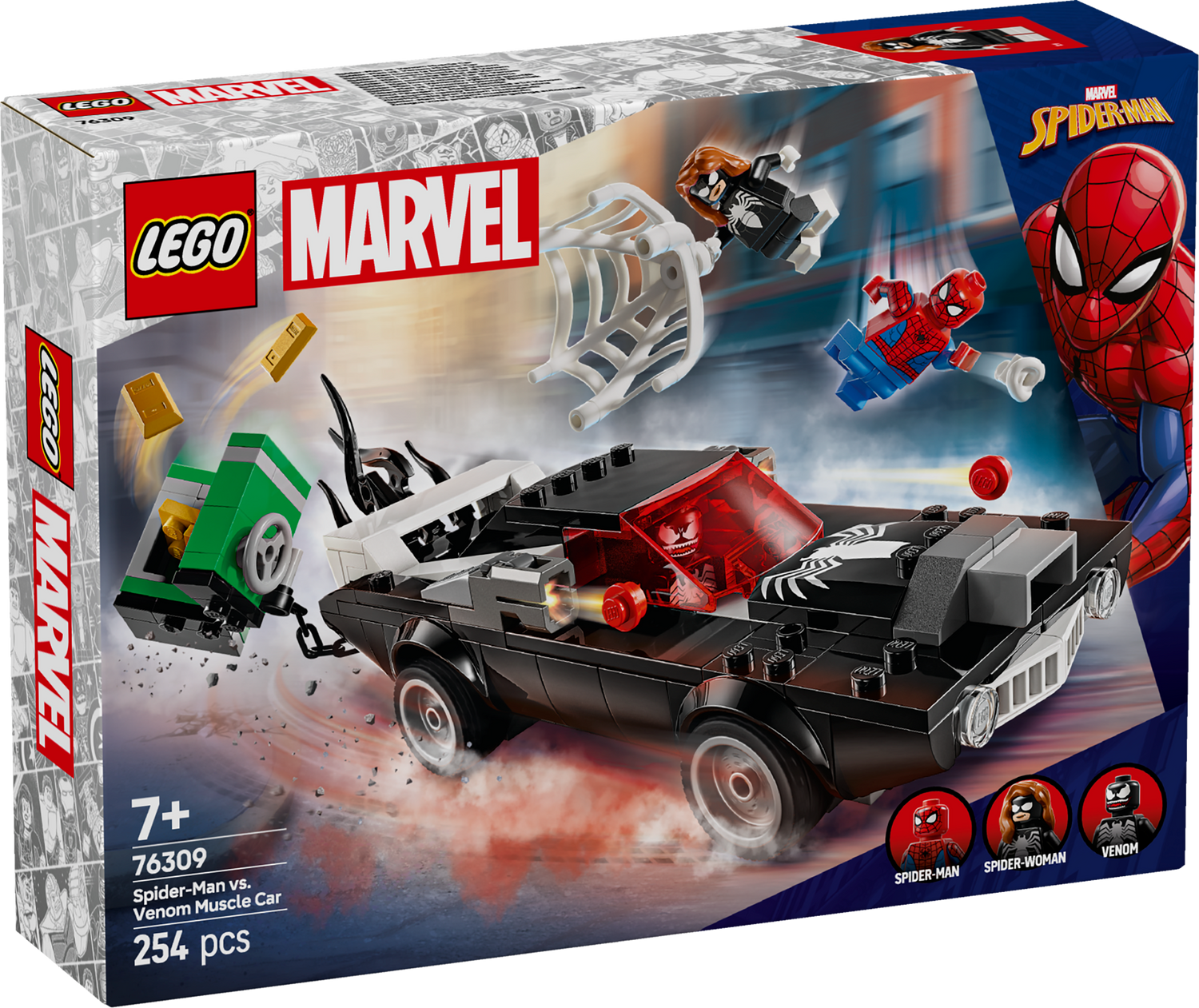 LEGO Super Heroes Spider-Man vs. Venom Muscle Car 76309L