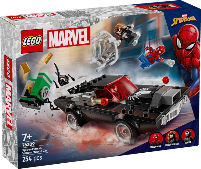 LEGO Super Heroes Spider-Man vs. Venom Muscle Car 76309L