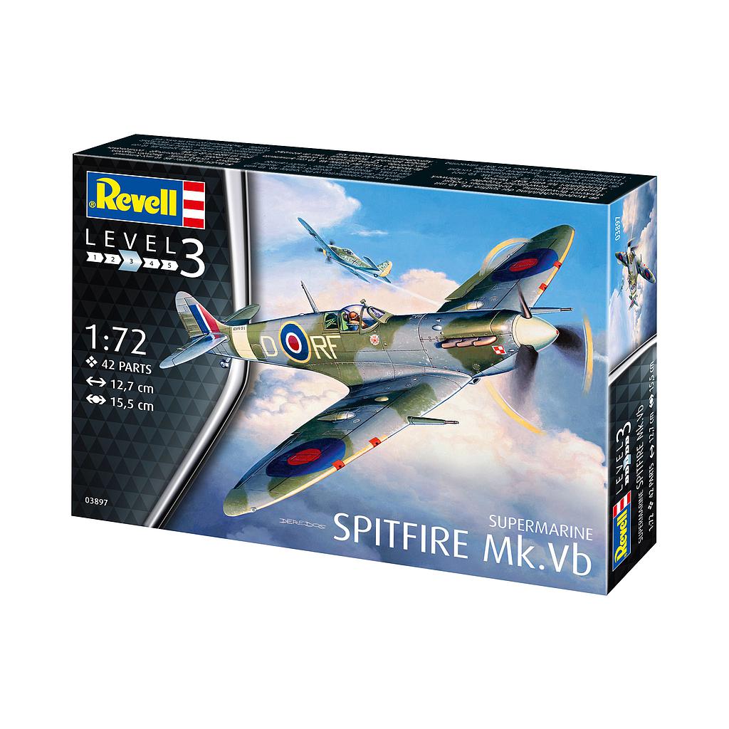 Revell plastic model Supermarine Spitfire Mk.Vb 1:72 03897R