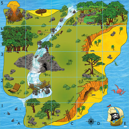 TTS Bee-Bot Treasure Island Mat ITSMAT1B