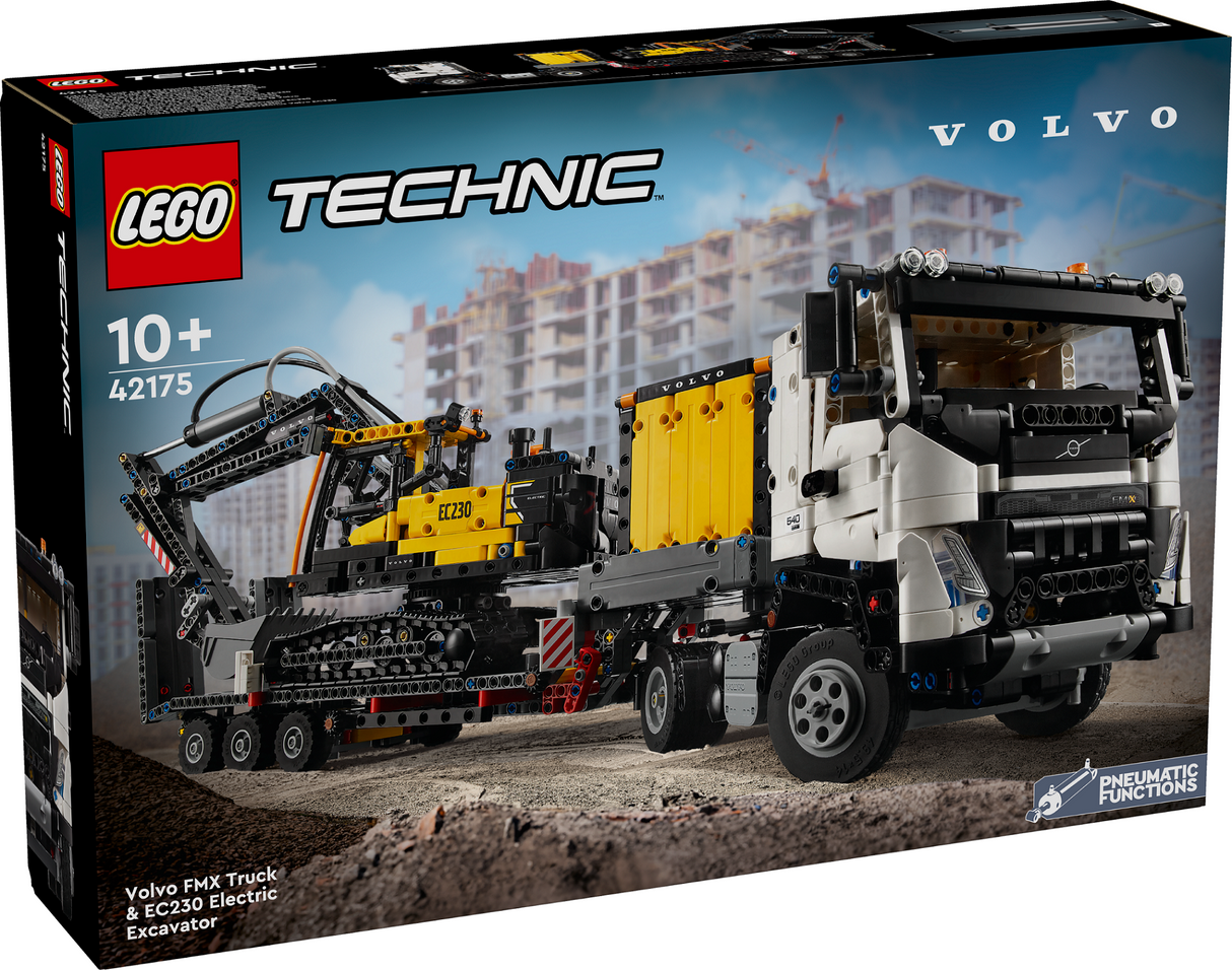 LEGO Technic Volvo FMX Truck & EC230 Electric Excavator 42175L