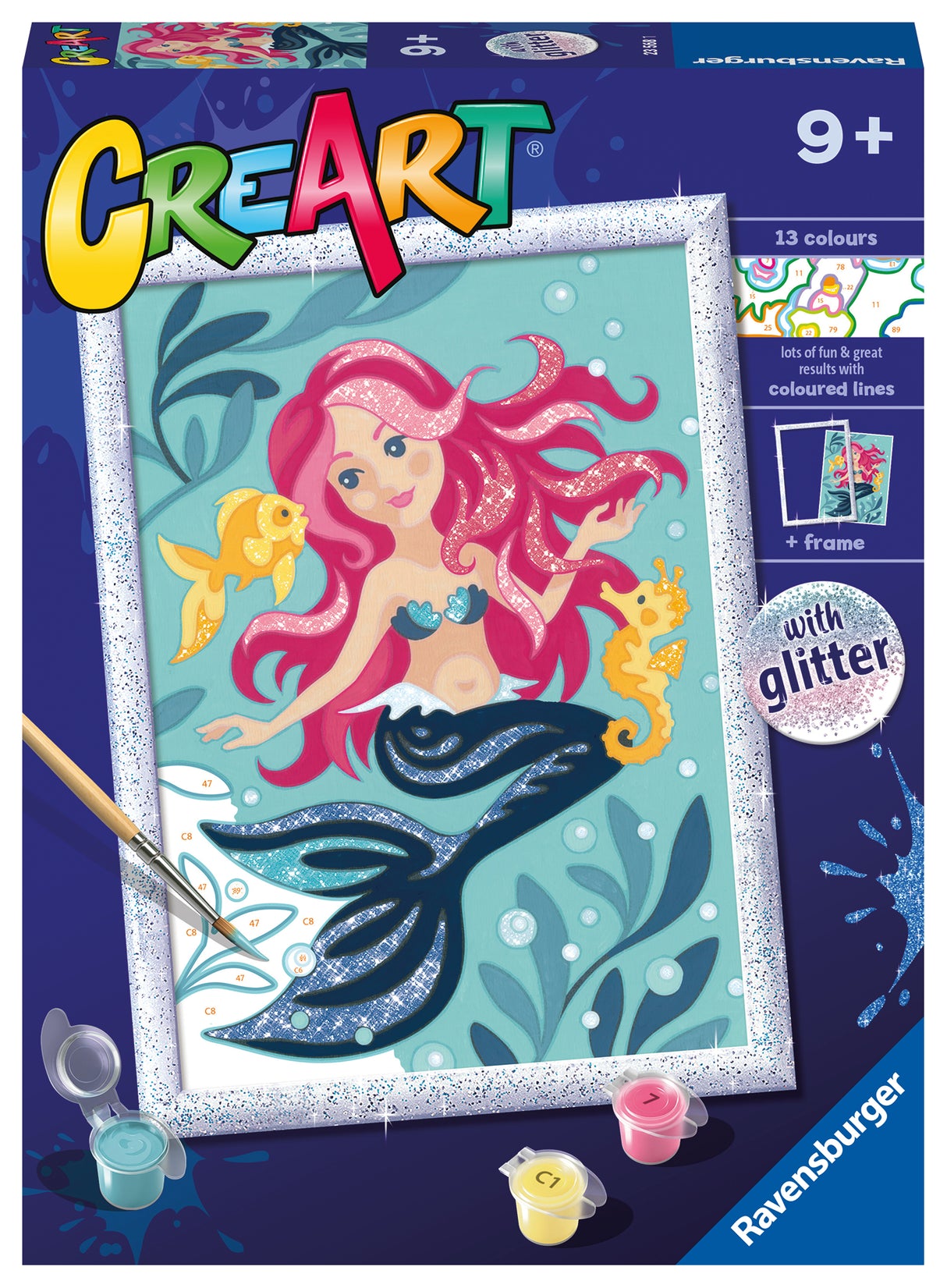 Ravensburger Paint by Numbers Enchanting Mermaid 235681V