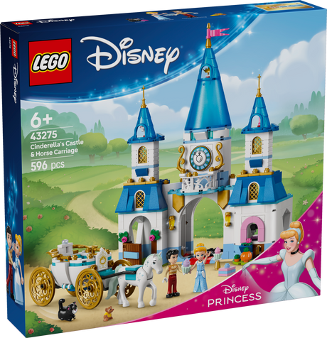 LEGO Disney Cinderella's Castle & Horse Carriage 43275L