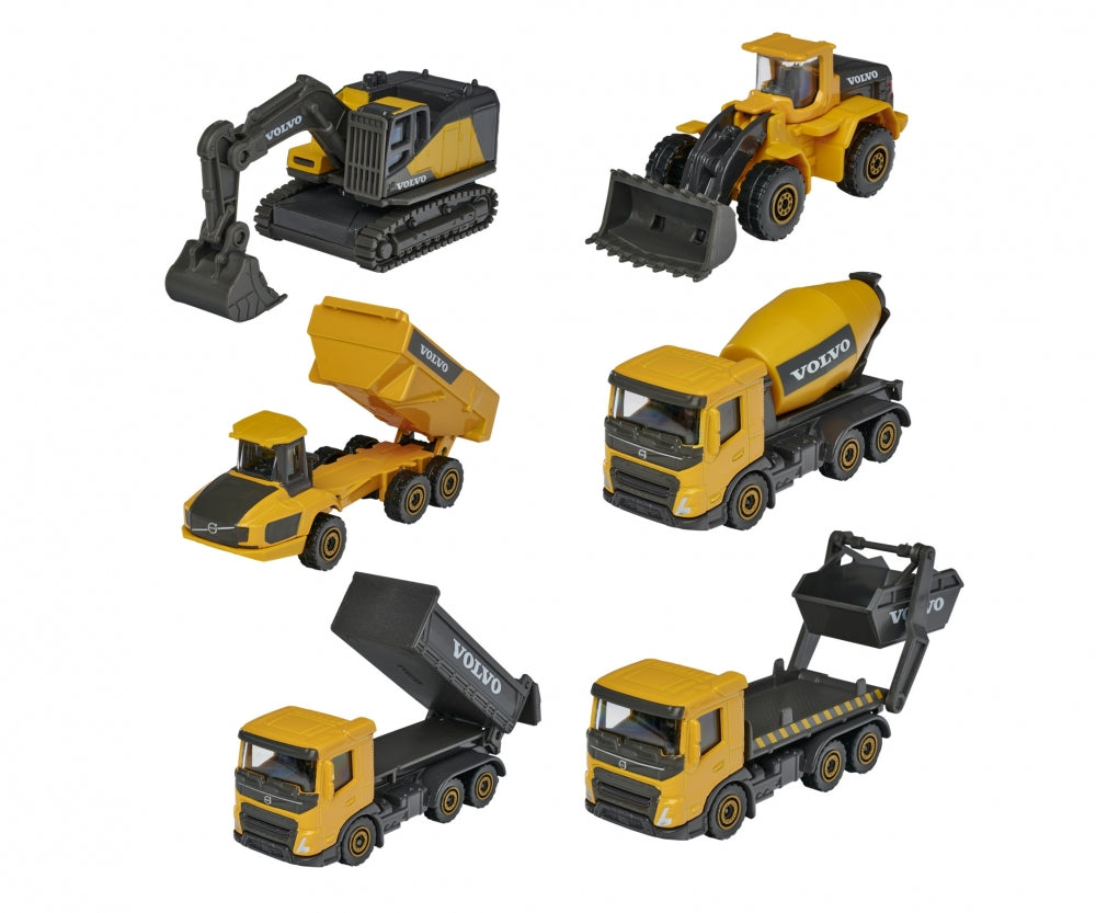 Majorette Volvo Construction Vehicle 6 Different 212057283B