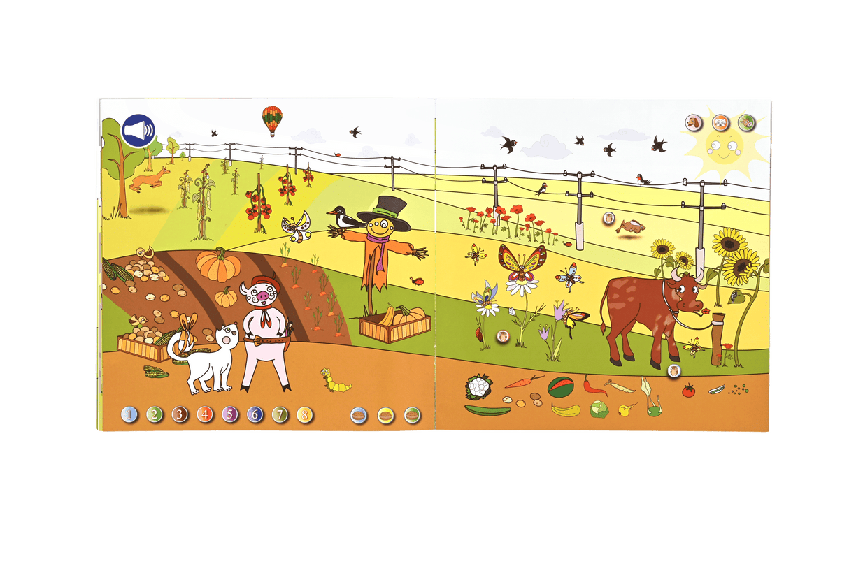 Geniuso MIIA rääkivad raamatud "Talus", "Linnas" ja kandekott 045208G