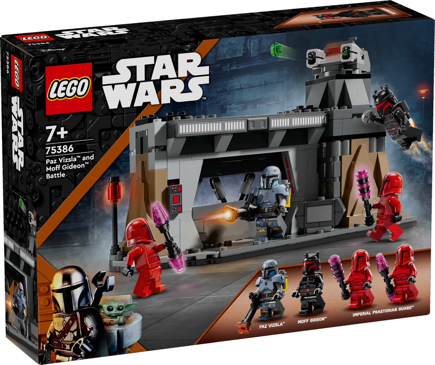 LEGO Star Wars Paz Vizsla and Moff Gideon Battle 75386L