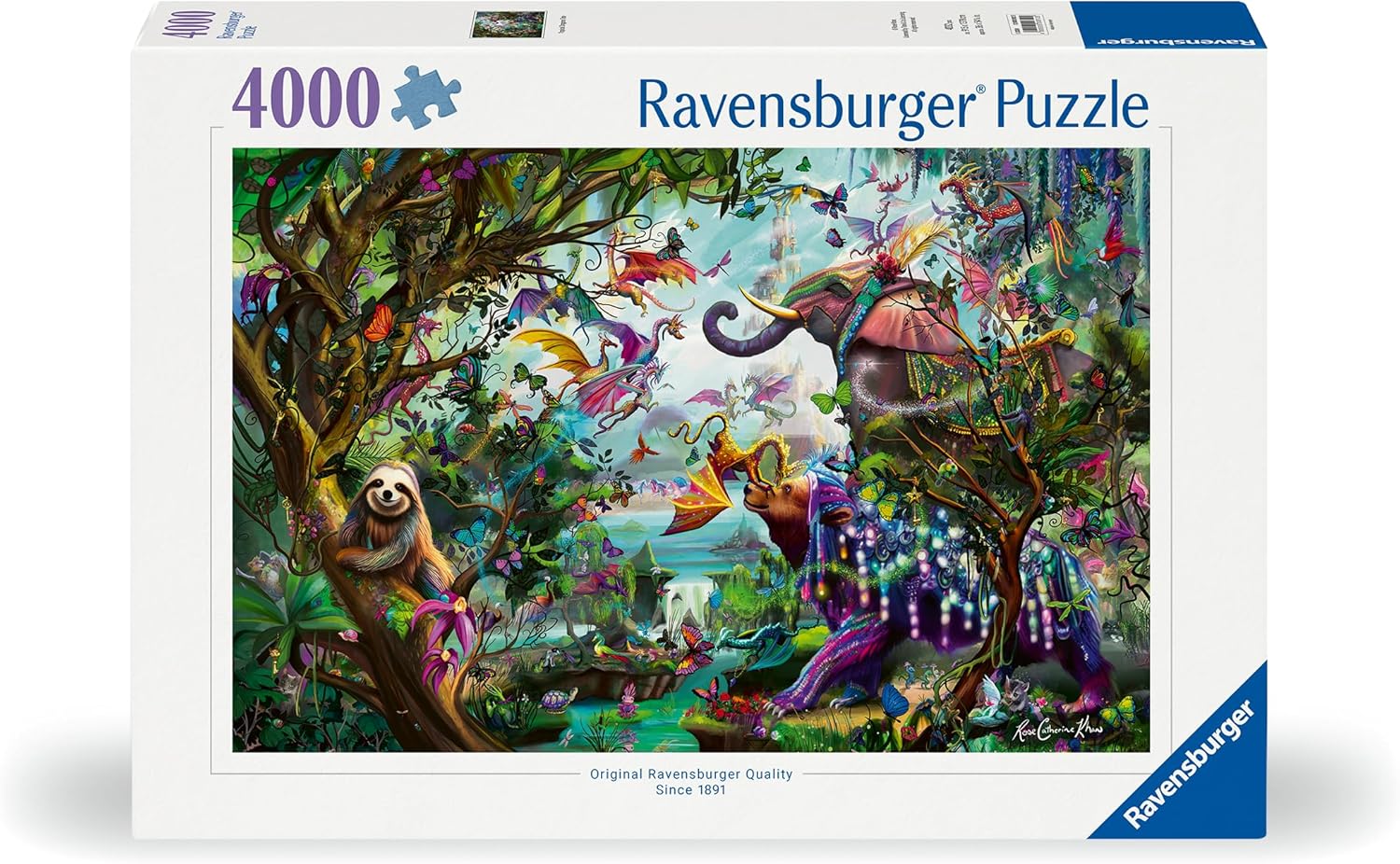 Ravensburger Puzzle 4000 pc Tropical Dragons 12000812V