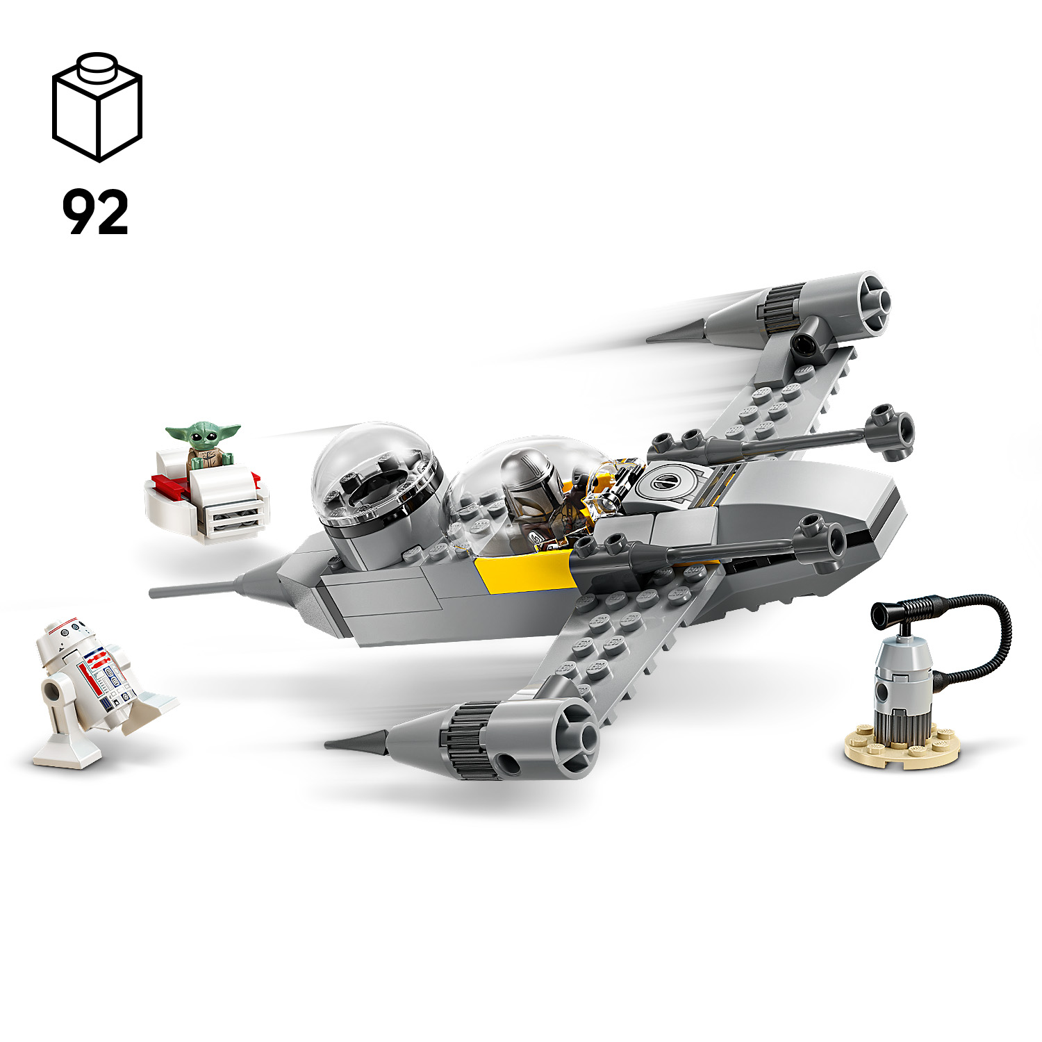 LEGO Star Wars Mando and Grogu's N-1 Starfighter 75410L