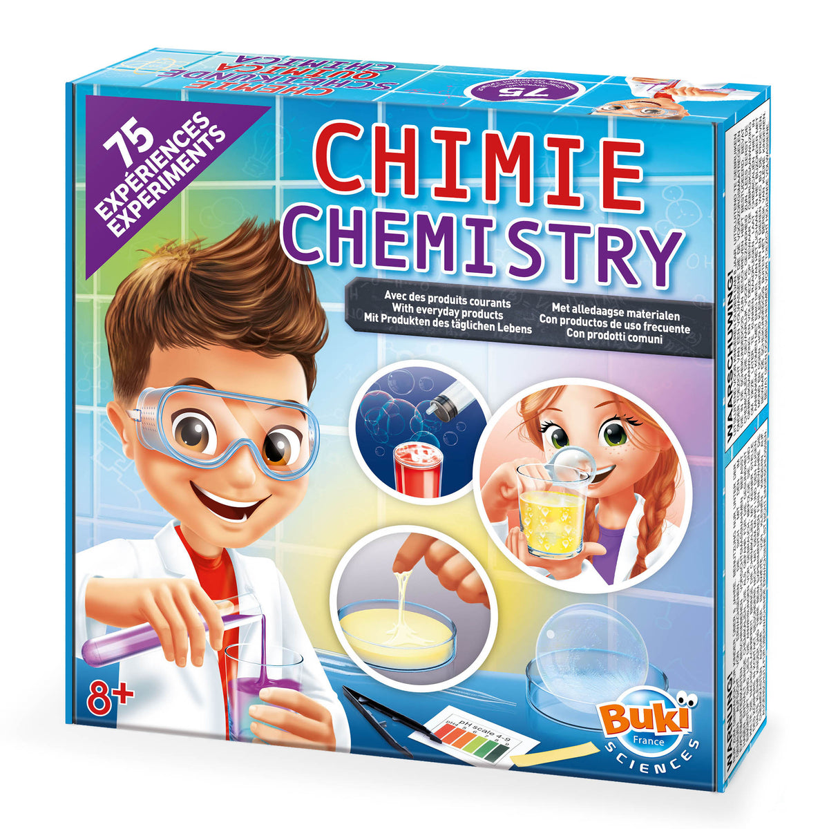 JUEGO BUKI MINI LABORATORIO LA QUIMICA DEL COLOR JUEGO BUKI MINI LABORATORIO LA QUIMICA DEL COLOR