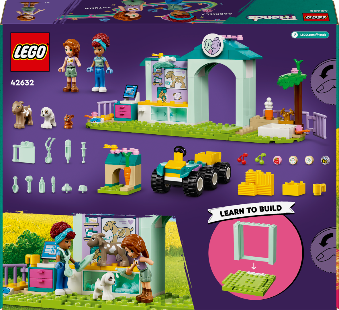 LEGO Friends Farm Animal Vet Clinic 42632L