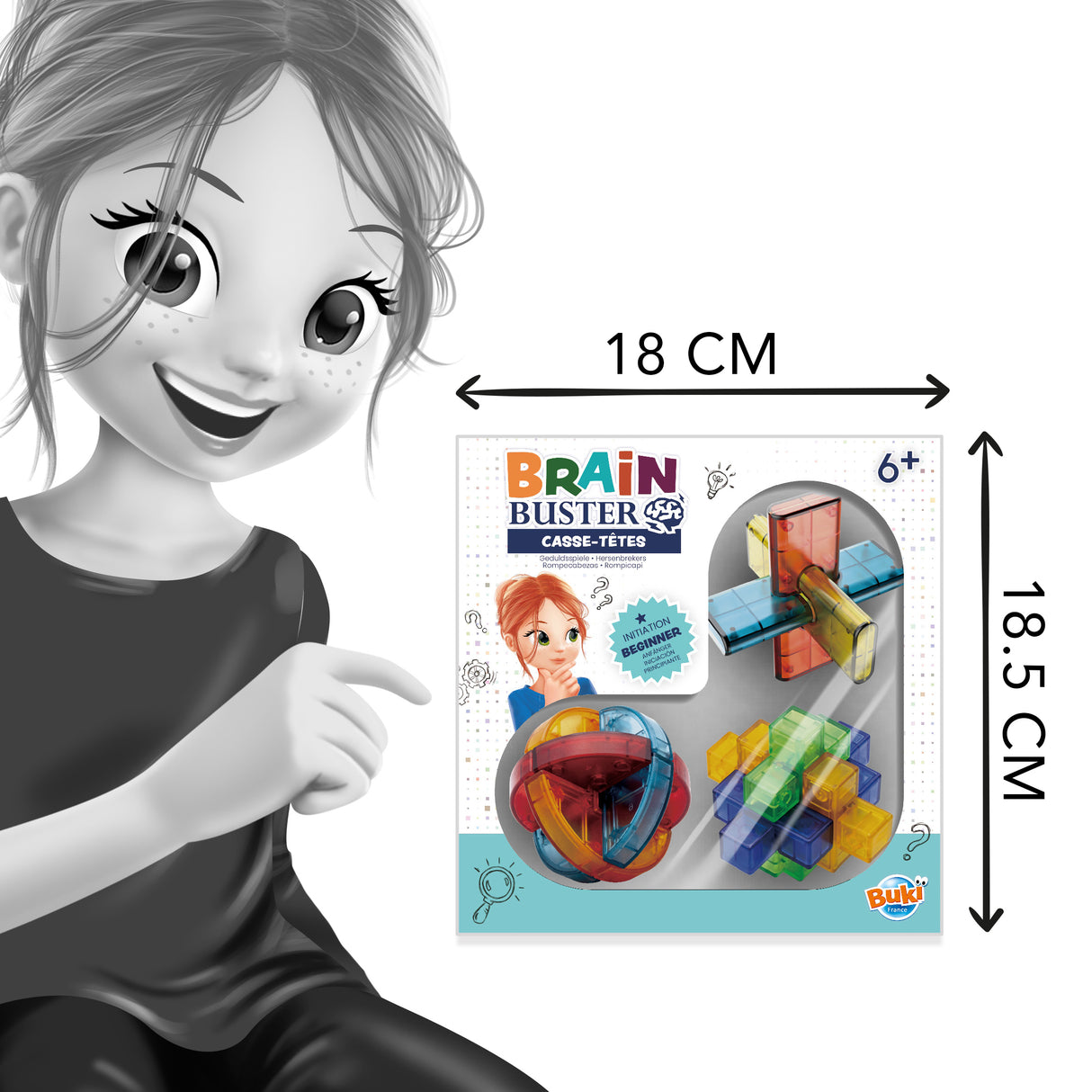 Buki Puzzle Game for Beginners 6206I