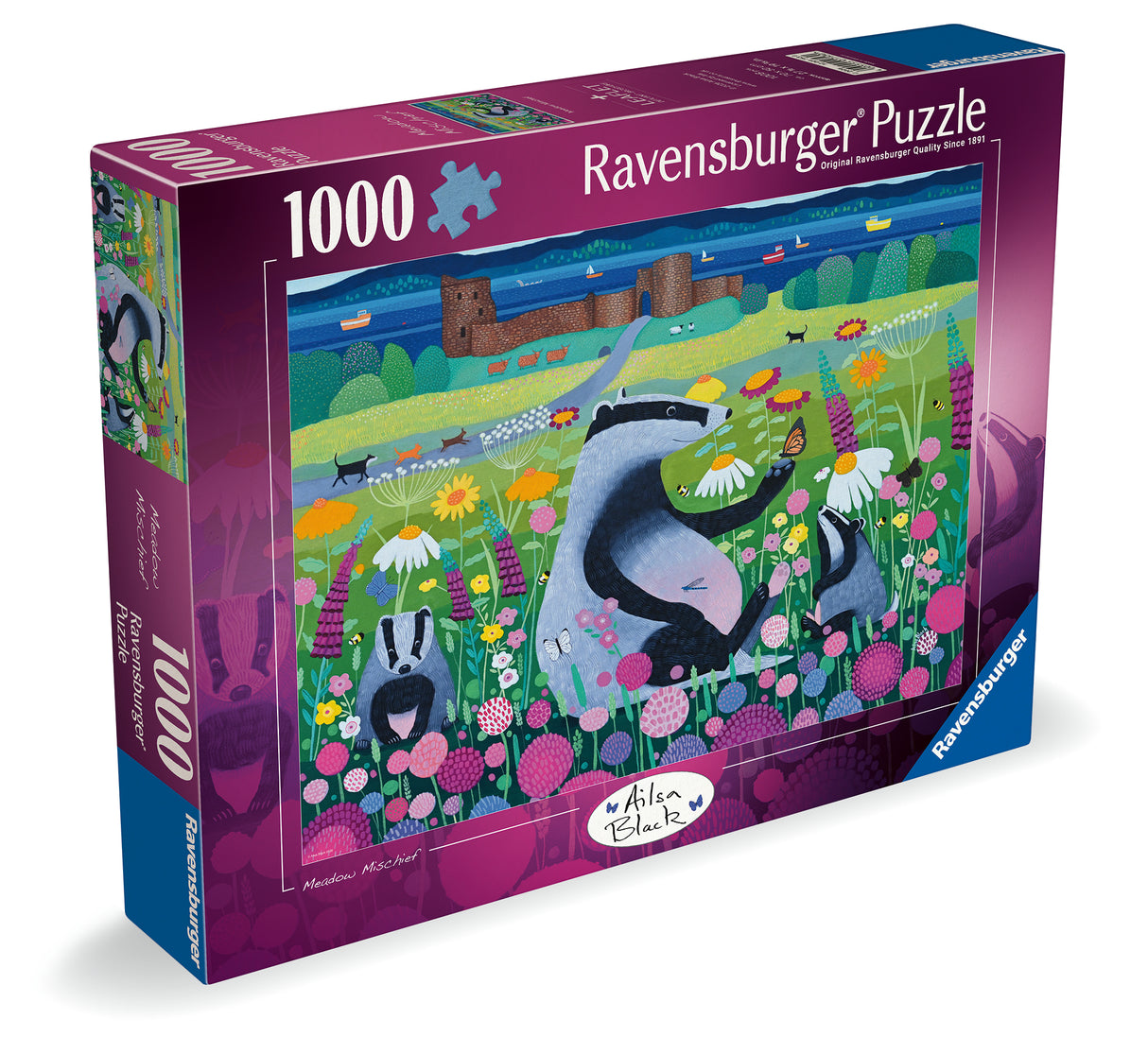 Ravensburger Puzzle 1000 Pieces: Meadow Mischief 12001753V