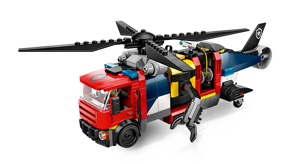 LEGO City Helicopter, Fire Engine & Submarine Remix 60462L
