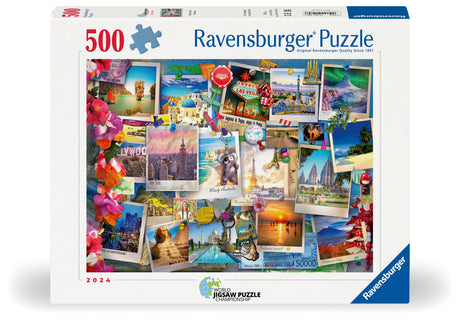 Ravensburger Puzzle 500 pc Postcards  12001489V